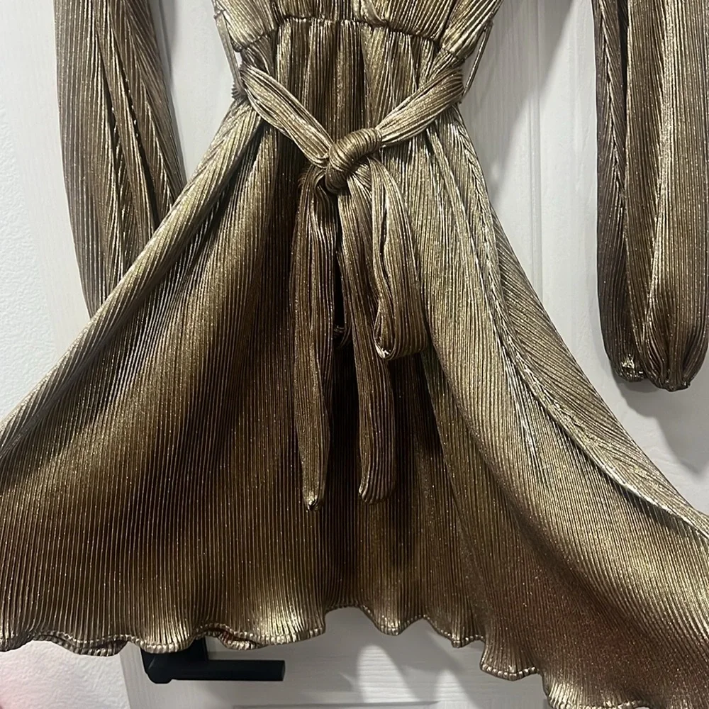 SBETRO GOLD DRESS - Picture 4 of 10